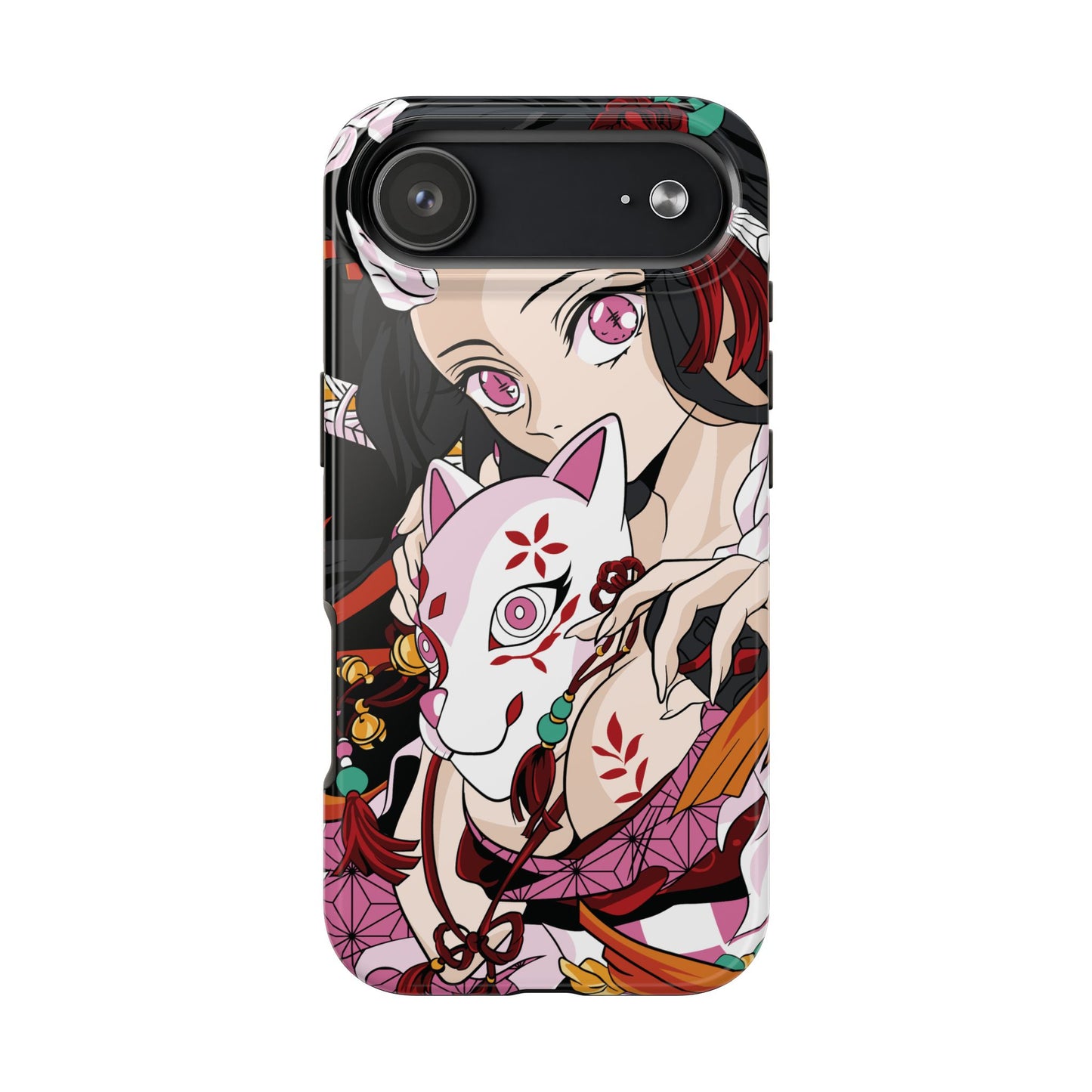Demon Nezuko Anime Phone Case | Anime-Inspired Protective Cover | Double Layer Otaku Case