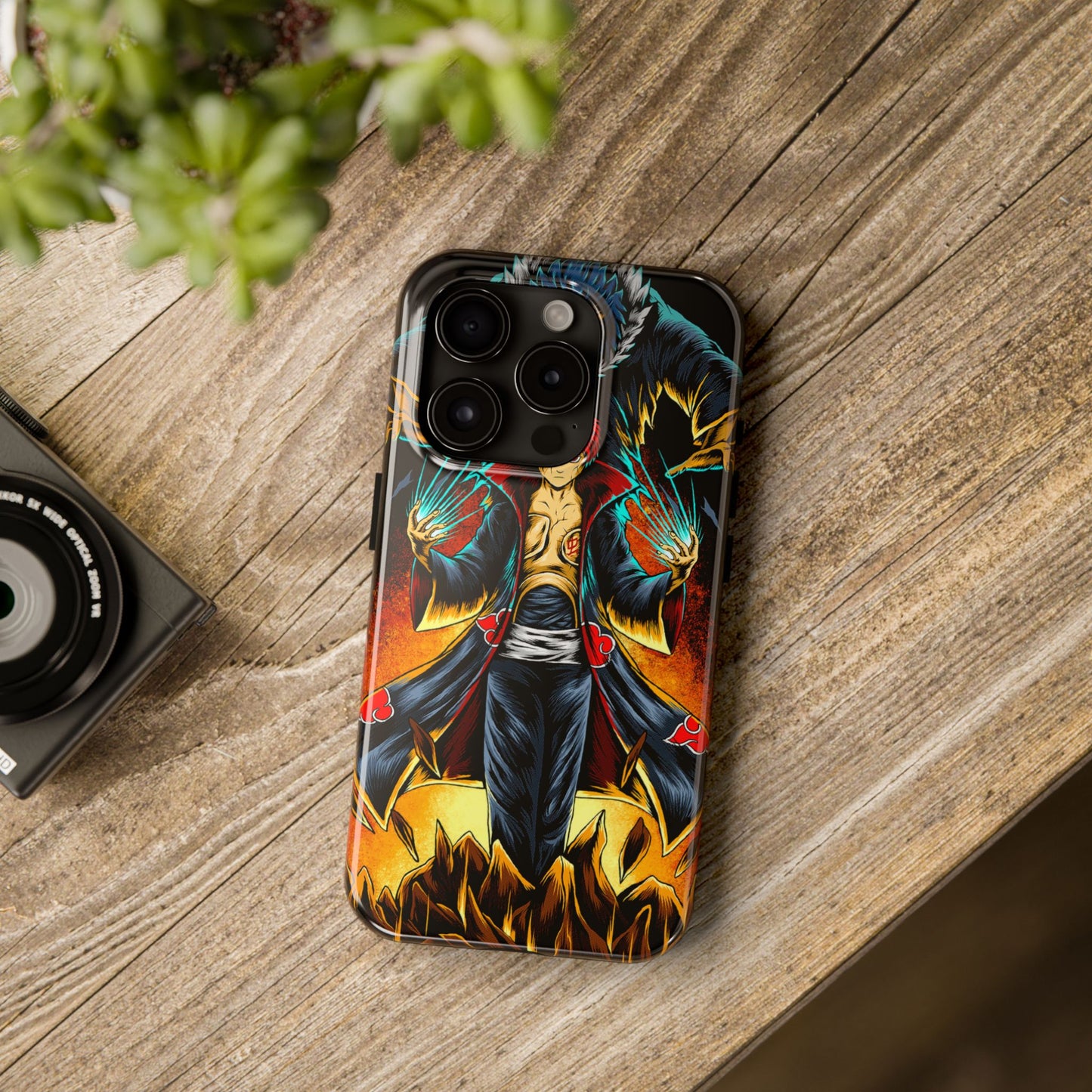 Puppet Master Sasori Phone Case | Akatsuki Anime-Inspired Protective Case | Red Sand Villain iPhone & Samsung Cover | Otaku Manga Case