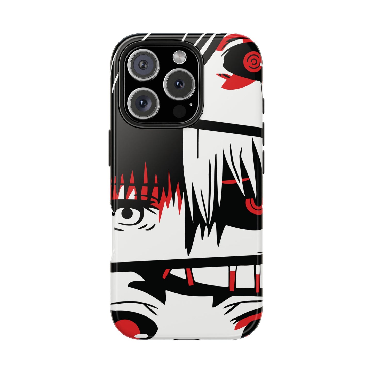 Crimson Gaze Double Layered Phone Case | Anime Protective Case | Kaneki Dark Otaku Phone Cover