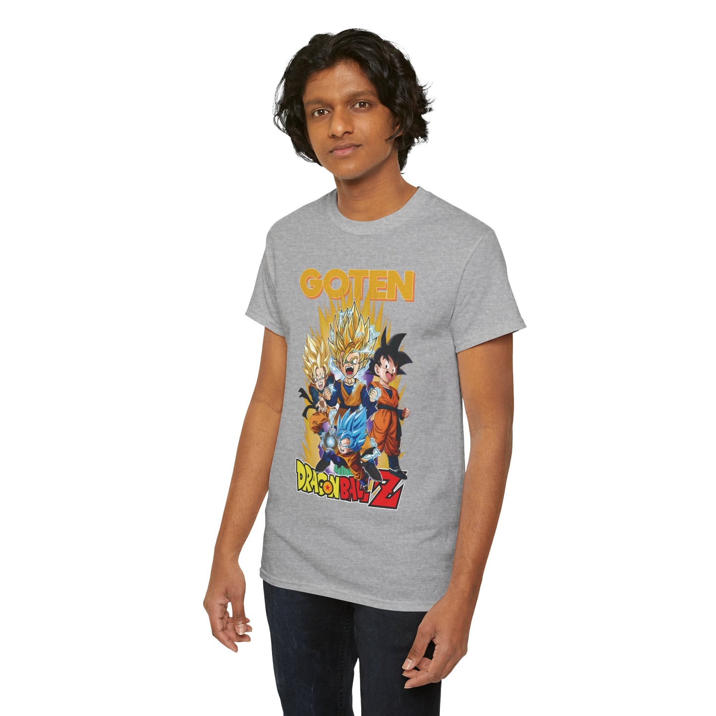 Goten “Next Gen Saiyan” Unisex Heavy Cotton T-Shirt | Dragon Ball Z Streetwear Tee