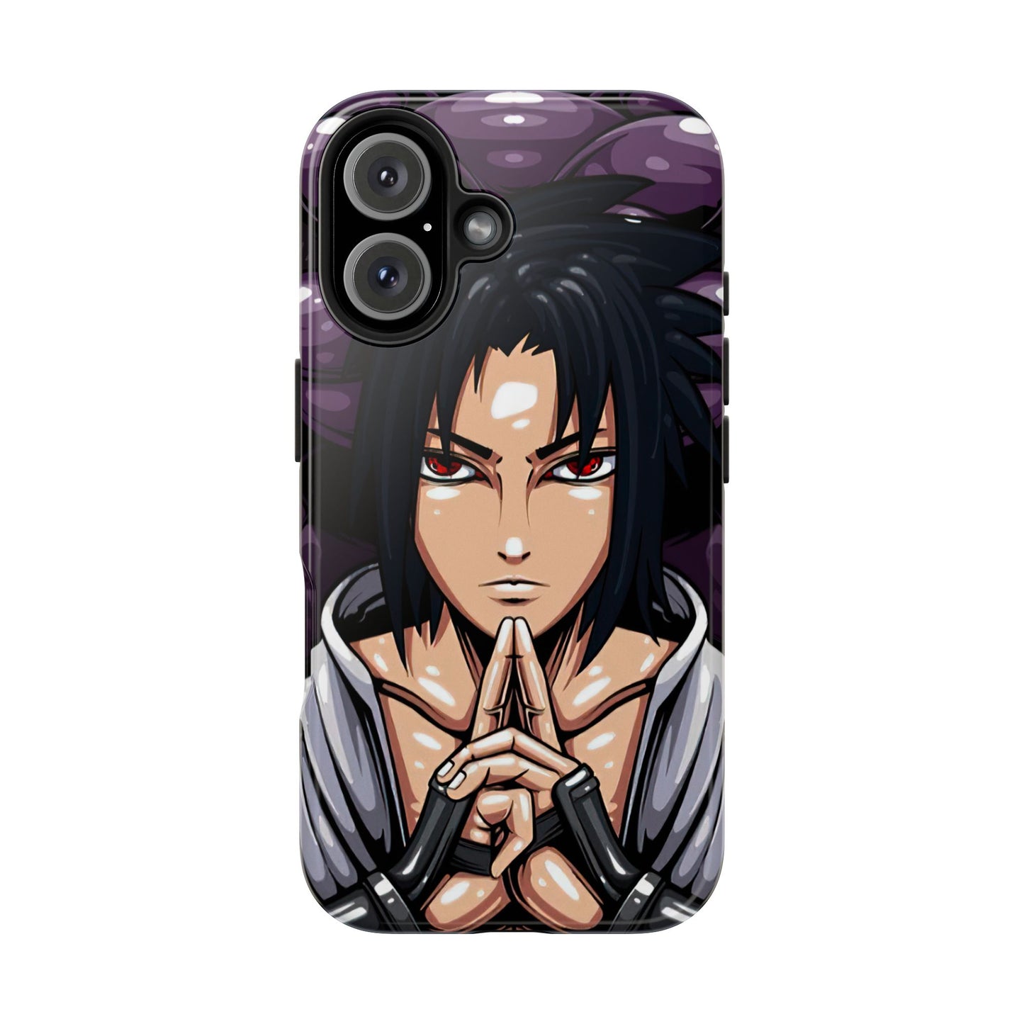 Sasuke Uchiha Mangekyo Sharingan Phone Case | Anime-Inspired Protective Case | Uchiha iPhone & Samsung Cover | Otaku Manga Case