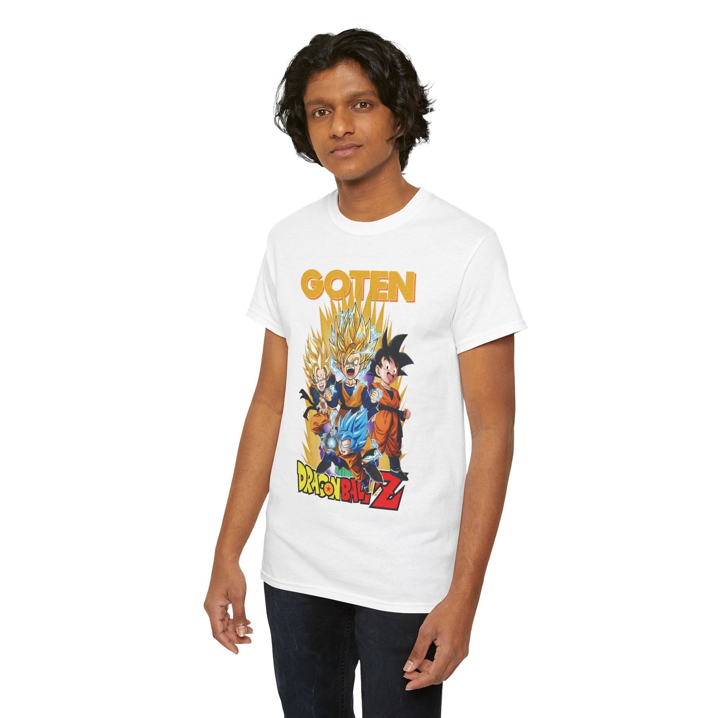 Goten “Next Gen Saiyan” Unisex Heavy Cotton T-Shirt | Dragon Ball Z Streetwear Tee