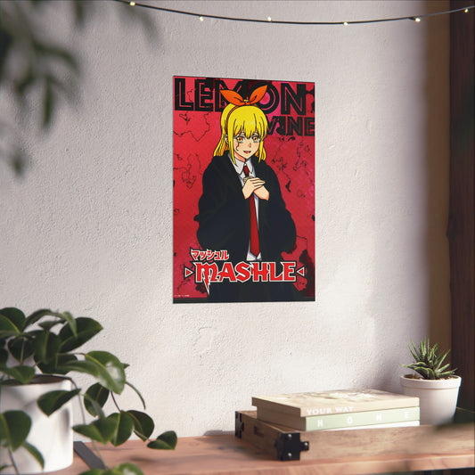 Lemon Irvine Matte Vertical Poster | Mashle: Magic and Muscles Anime Wall Art