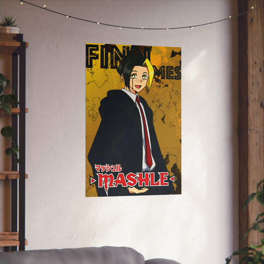 Finn Ames Matte Vertical Poster | Mashle: Magic and Muscles Anime Wall Art