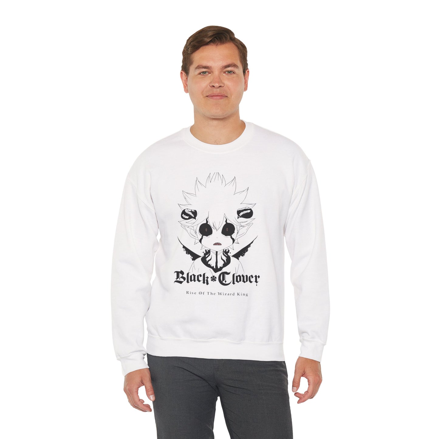 Anti-Magic Devil Liebe Unisex Heavy Blend Crewneck Sweatshirt | Anime-Inspired Sweater