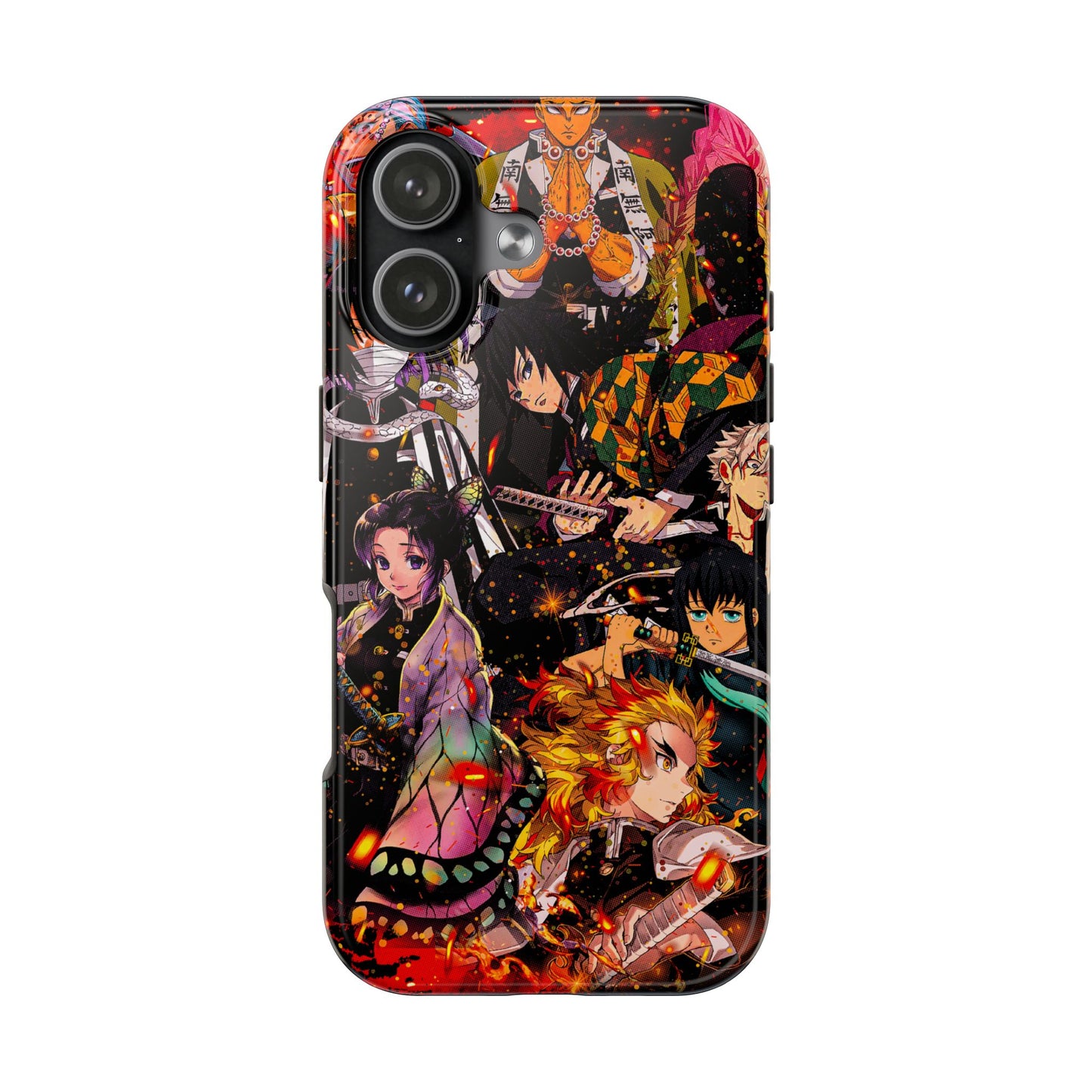 Hashira Collage Anime Phone Case | Anime-Inspired Protective Cover | Double Layer iPhone & Samsung Case