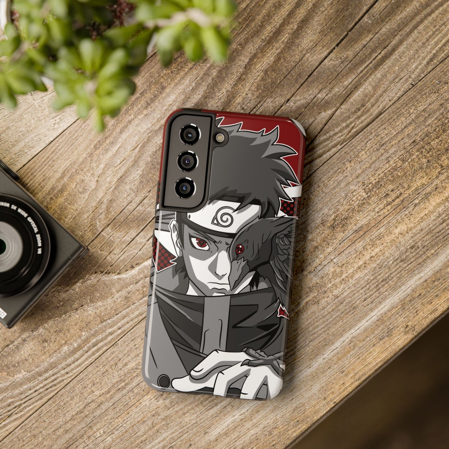 Shisui Uchiha Kotoamatsukami Phone Case | Anime-Inspired Protective Case | Mangekyo Sharingan iPhone & Samsung Cover | Otaku Manga Case