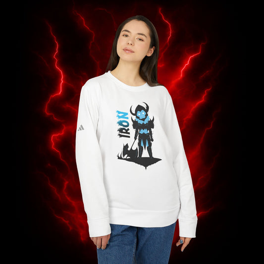Chibi Iron Adidas Unisex Fleece Crewneck Sweatshirt