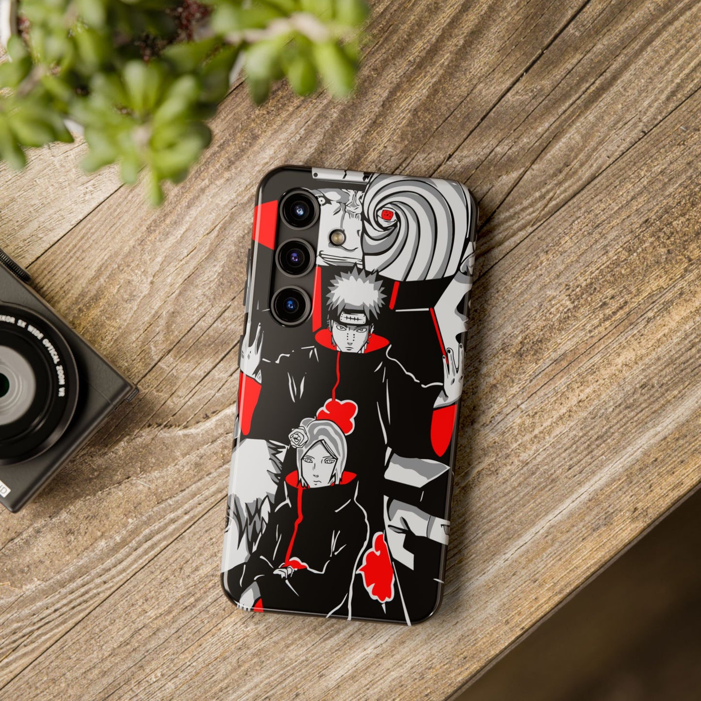 Akatsuki Phone Case | Anime-Inspired Protective Case | Double Layered iPhone & Samsung Cover | Otaku Manga Case