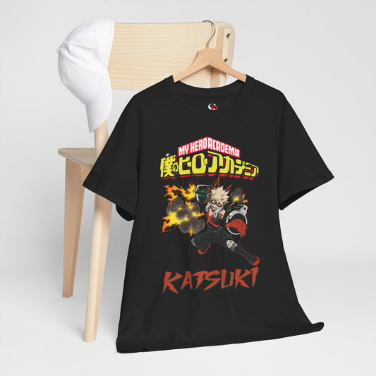 Katsuki Bakugo Unisex Heavy Cotton T-Shirt