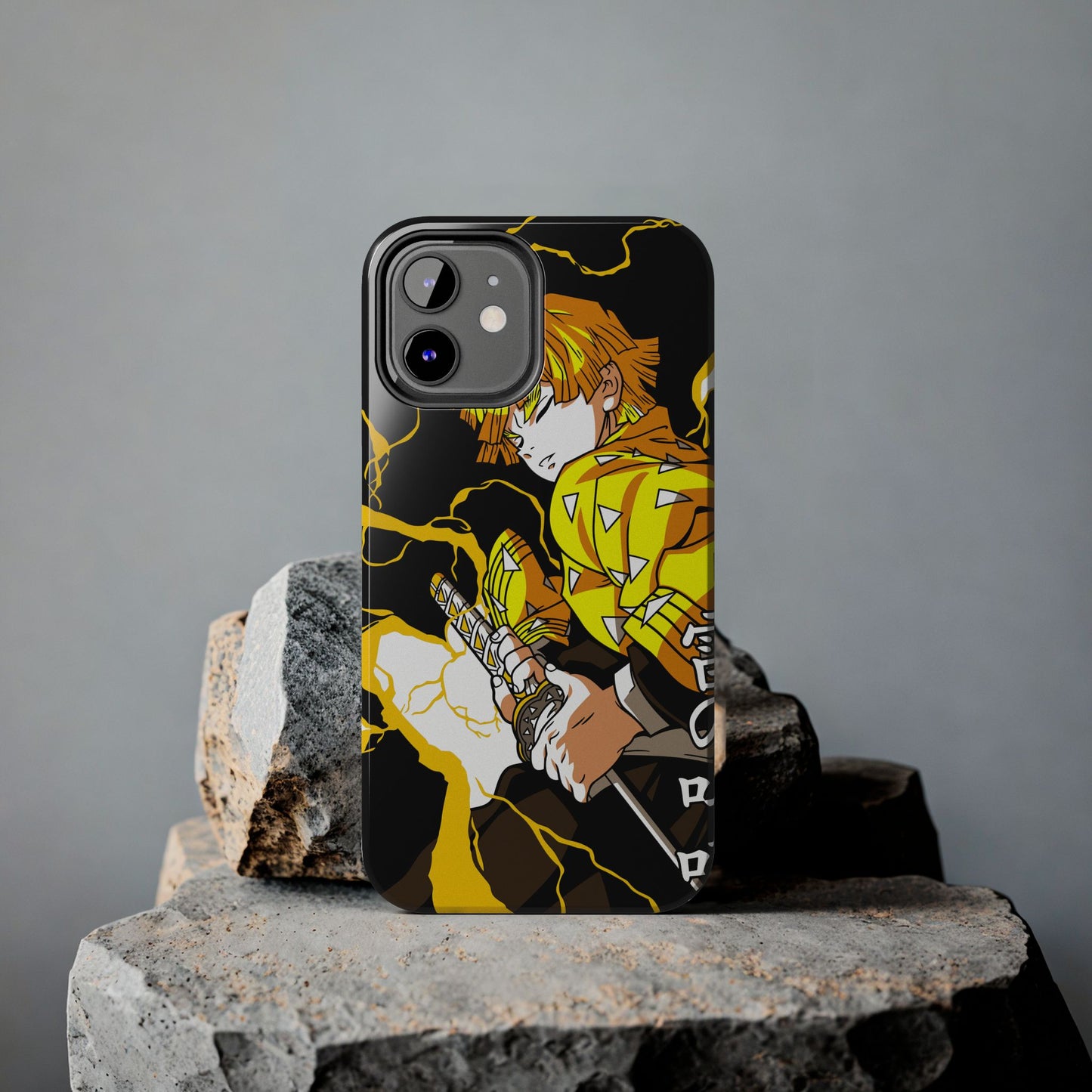 Sleeping Zenitsu Anime Phone Case | Anime-Inspired Protective Cover | Double Layer Otaku Case