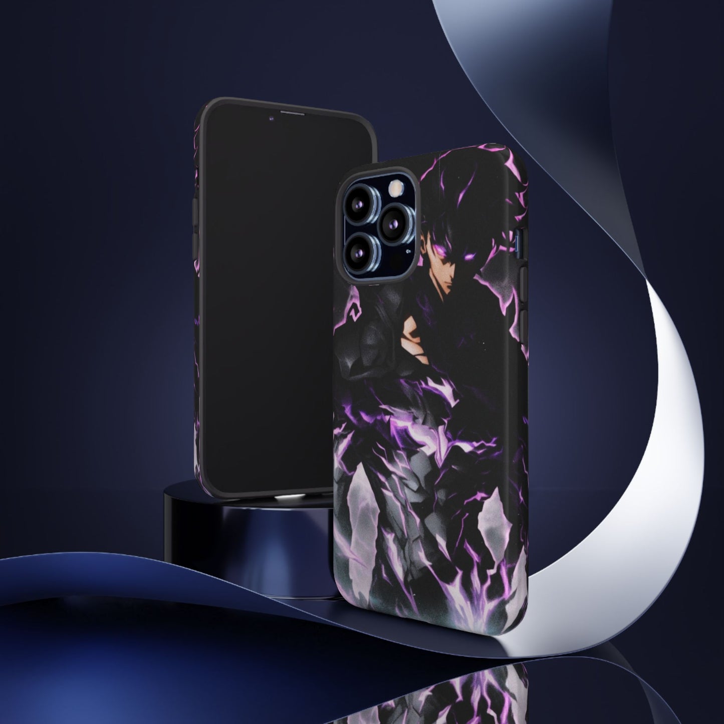 Sung Jin-Woo Shadow Monarch Awakening Double Layered Phone Case | Anime-Insired Protective Case for iPhone & Samsung
