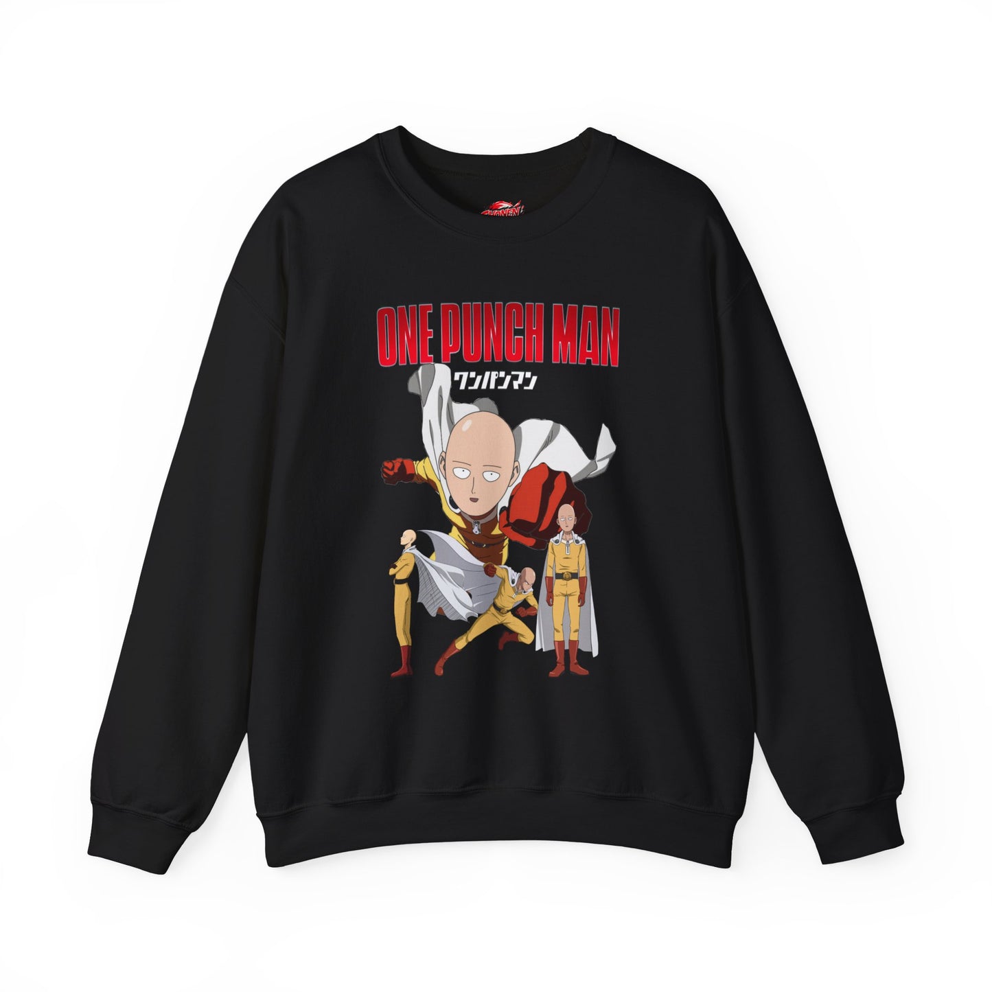 Saitama Anime Crewneck | Unisex Heavy Cotton Anime-Inspired Streetwear Sweatshirt | Manga Graphic Apparel