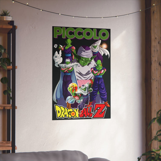Piccolo “Namekian Pride” Matte Vertical Poster | Dragon Ball Z Anime Wall Art