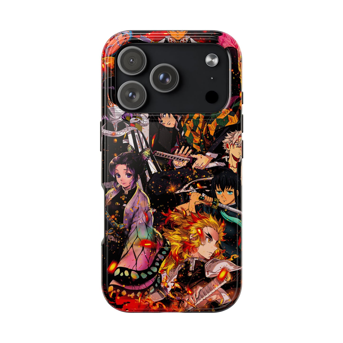 Hashira Collage Anime Phone Case | Anime-Inspired Protective Cover | Double Layer iPhone & Samsung Case