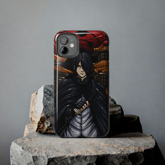 Sasuke Uchiha Infinite Tsukuyomi Phone Case | Anime-Inspired Protective Case | Mangekyo Sharingan Uchiha iPhone & Samsung Cover | Otaku Manga Case