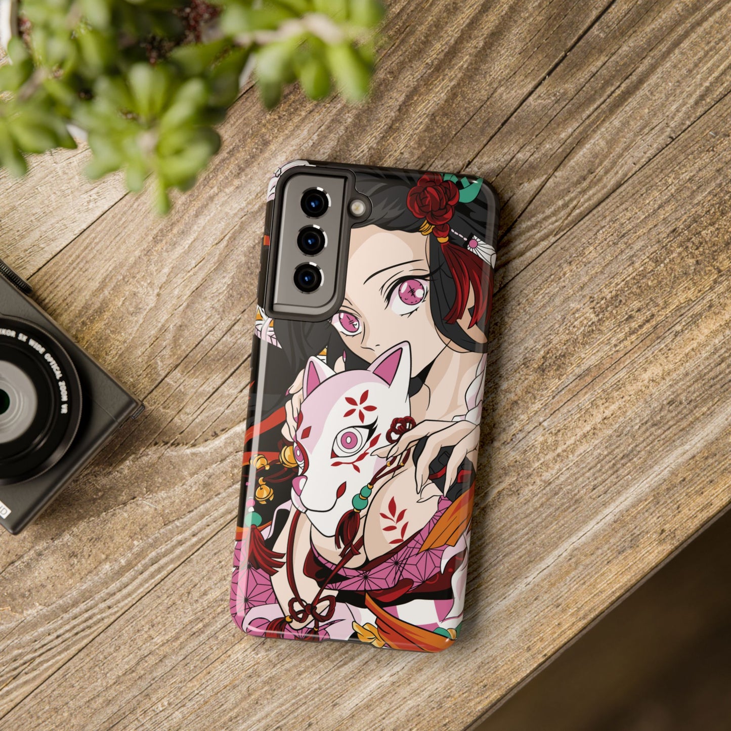 Demon Nezuko Anime Phone Case | Anime-Inspired Protective Cover | Double Layer Otaku Case
