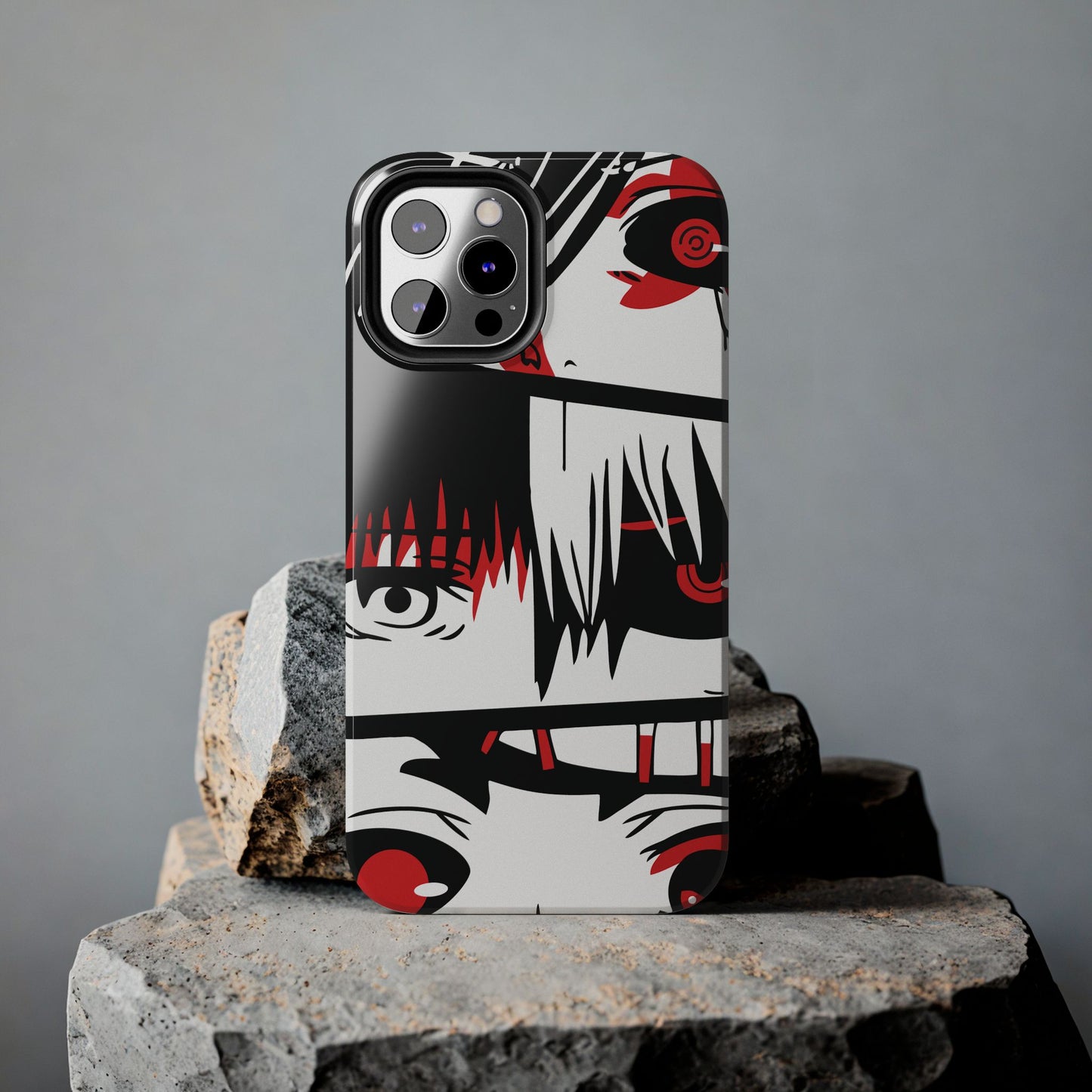 Crimson Gaze Double Layered Phone Case | Anime Protective Case | Kaneki Dark Otaku Phone Cover