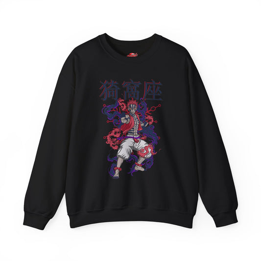 Akaza Blood Demon Art Crewneck | Anime-Inspired Sweatshirt