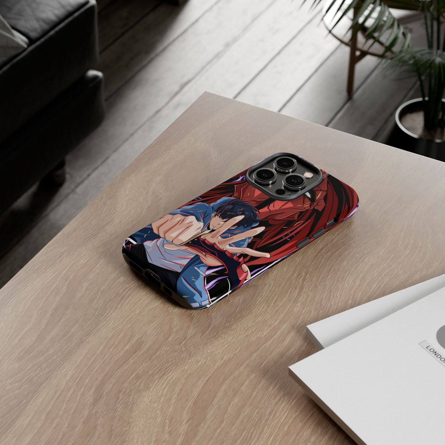 Sung Jin-Woo Igris’ Command Double Layered Phone Case | Shadow Army Anime-Inspired Protective Case for iPhone & Samsung