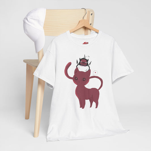 Nero & Rouge Unisex Heavy Cotton T-Shirt | Anime-Inspired Streetwear Tee