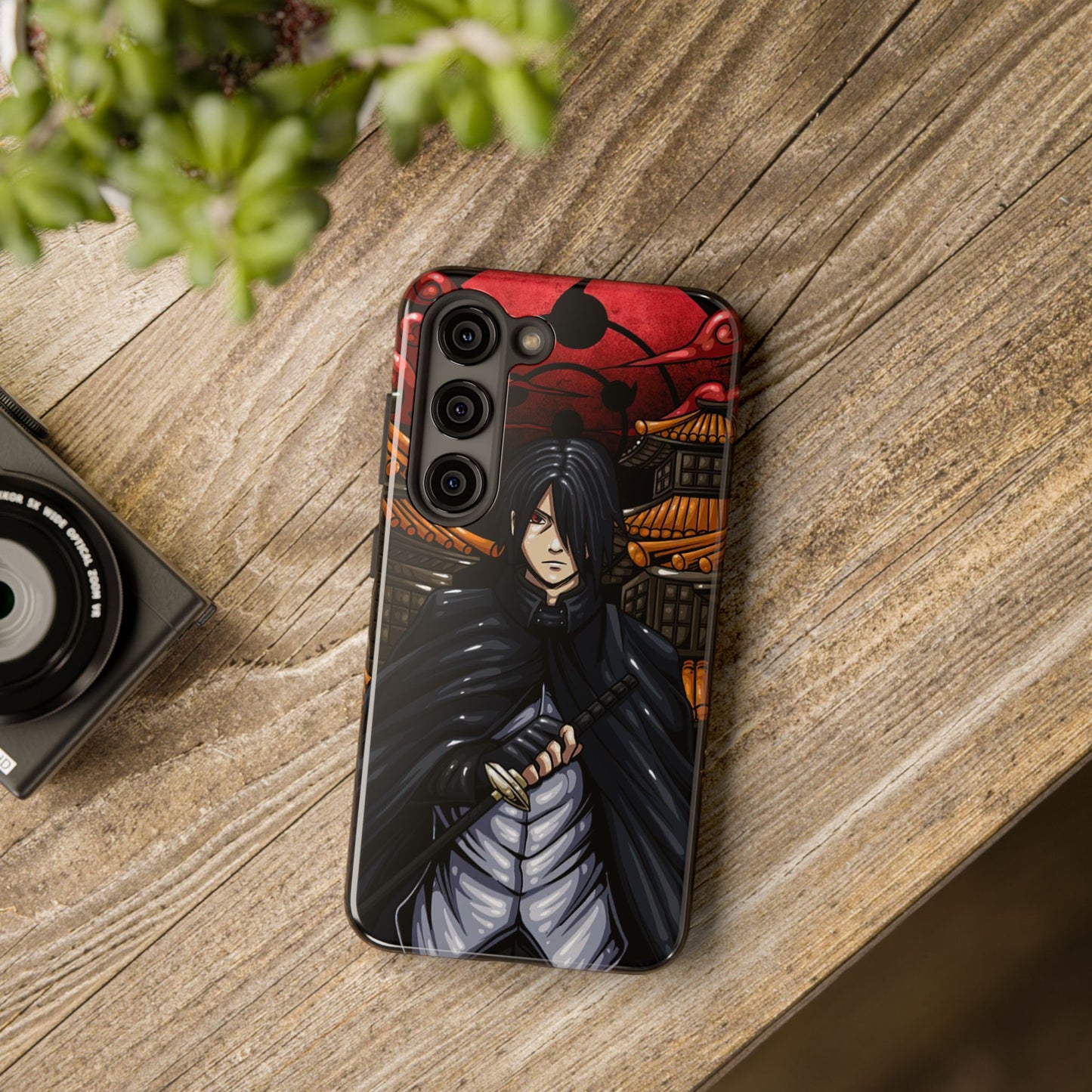 Sasuke Uchiha Infinite Tsukuyomi Phone Case | Anime-Inspired Protective Case | Mangekyo Sharingan Uchiha iPhone & Samsung Cover | Otaku Manga Case