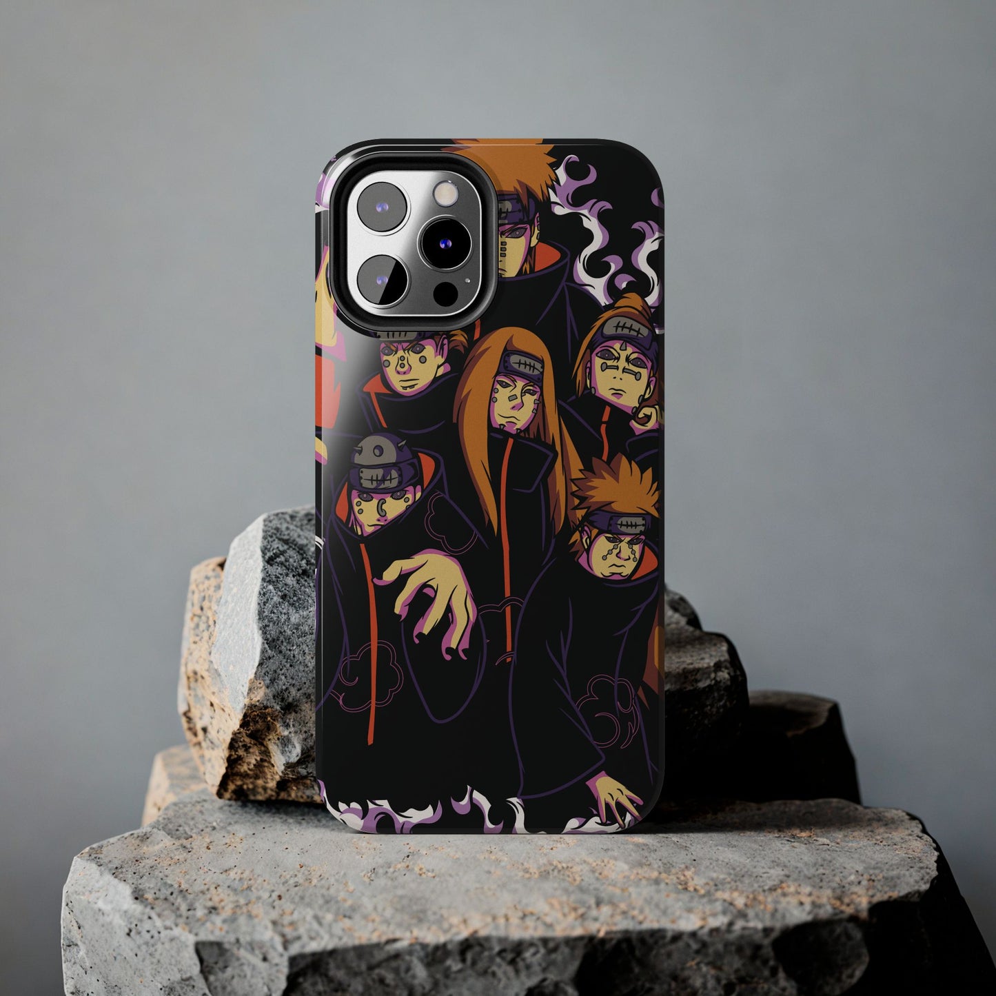 Akatsuki Six Paths of Pain Phone Case | Anime-Inspired Protective Case | Rinnegan Villain iPhone & Samsung Cover | Otaku Manga Case