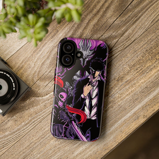 Sung Jinwoo Monarch’s Ascension Double Layered Phone Case | Anime-Inspired Protective Case | Shadow Monarch iPhone & Samsung Cover