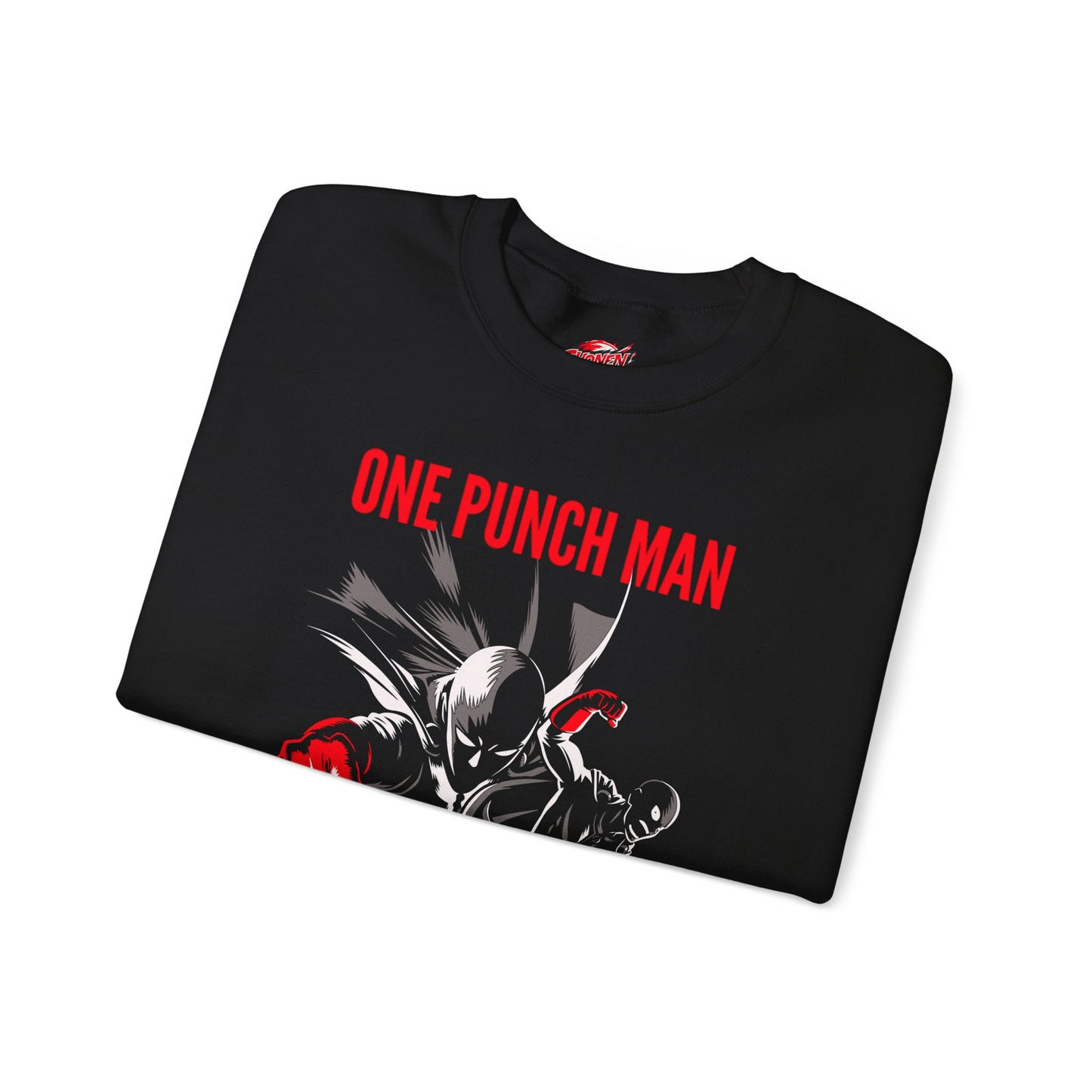 Saitama Serious Punch Anime Crewneck | Anime-Inspired Streetwear Sweatshirt | Unisex Heavy Blend