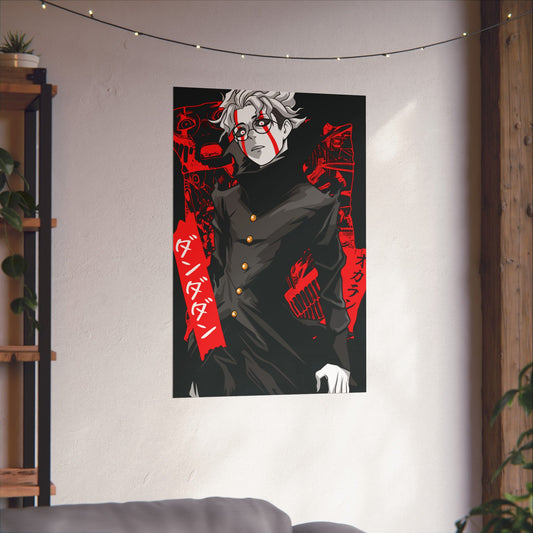 Ken Takakura Turbo Granny Mode Matte Vertical Poster | Dandadan Anime Wall Art