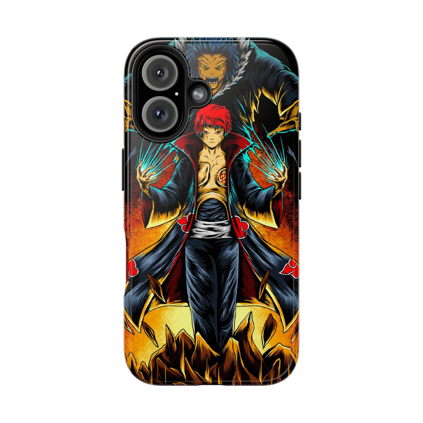 Puppet Master Sasori Phone Case | Akatsuki Anime-Inspired Protective Case | Red Sand Villain iPhone & Samsung Cover | Otaku Manga Case