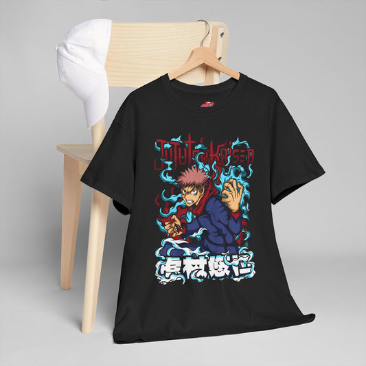 Yuji Itadori Cursed Energy T-Shirt | Anime-Inspired Streetwear Graphic Shirt | Streetwear Tee | Yuji Itadori Graphic Tee