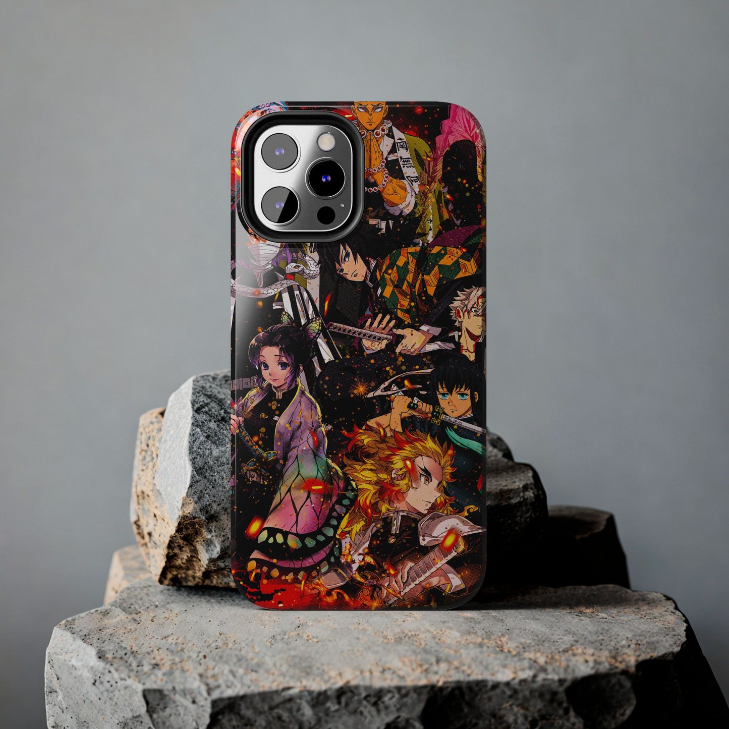 Hashira Collage Anime Phone Case | Anime-Inspired Protective Cover | Double Layer iPhone & Samsung Case