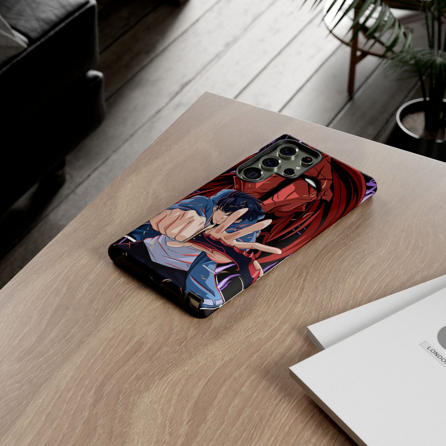 Sung Jin-Woo Igris’ Command Double Layered Phone Case | Shadow Army Anime-Inspired Protective Case for iPhone & Samsung