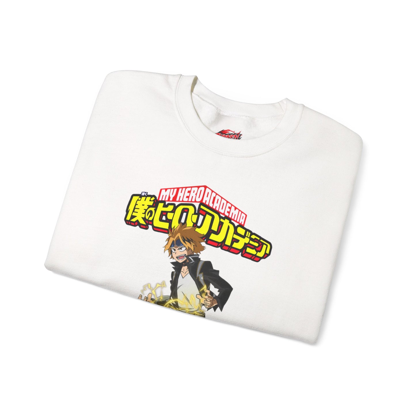 Denki Kaminari Crewneck Sweatshirt | Anime-Inspired Graphic Sweater | Electric Hero Streetwear | Otaku Manga Unisex Pullover