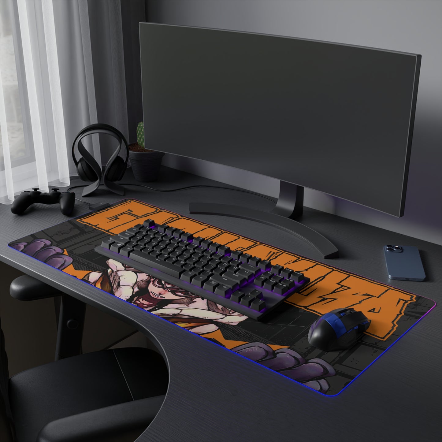Rudo Surebrec III LED Gaming Mouse Pad | Anime-Inspired Desk Mat