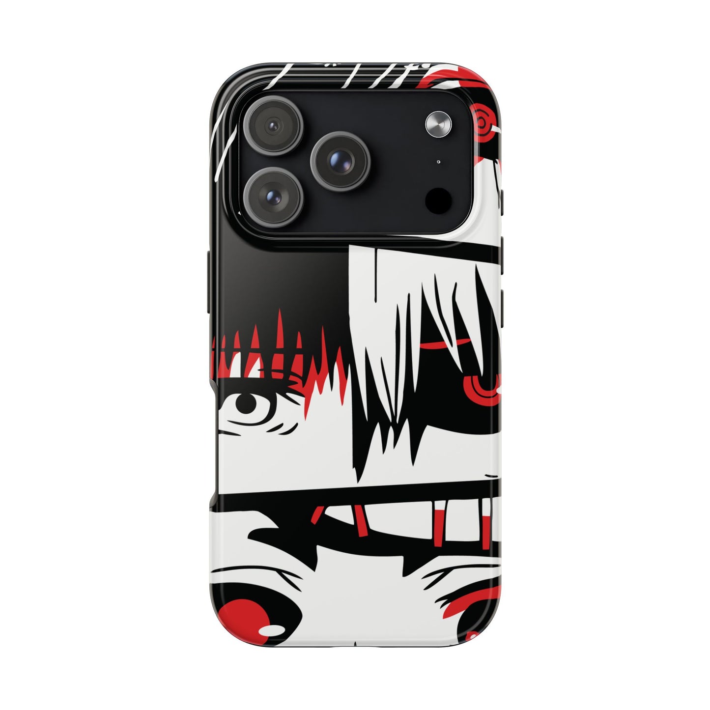 Crimson Gaze Double Layered Phone Case | Anime Protective Case | Kaneki Dark Otaku Phone Cover