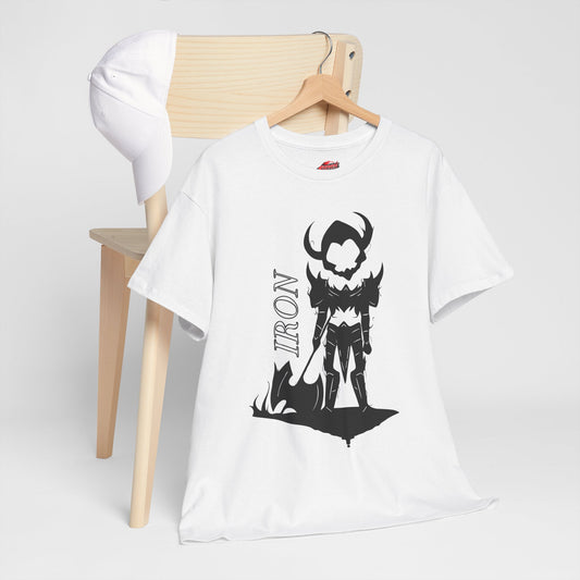 Elite Knight Iron Unisex Heavy Cotton T-Shirt | Anime-Inspired Streetwear Graphic Tee | Shadow Army Shirt