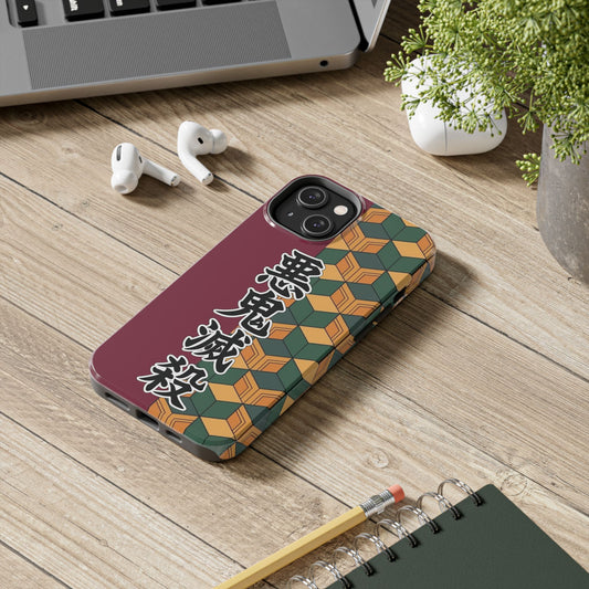 Water Pillar Haori Double Layered Phone Case