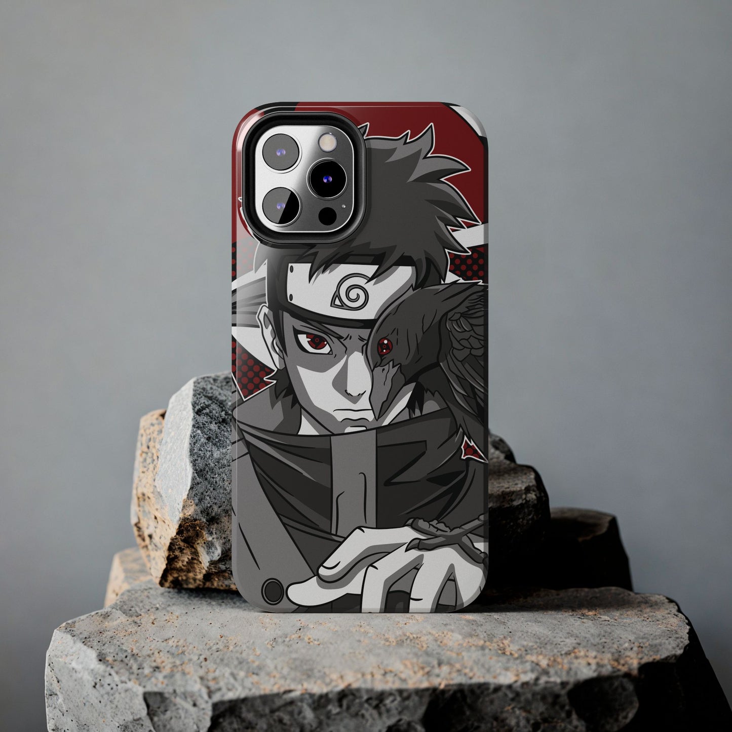 Shisui Uchiha Kotoamatsukami Phone Case | Anime-Inspired Protective Case | Mangekyo Sharingan iPhone & Samsung Cover | Otaku Manga Case