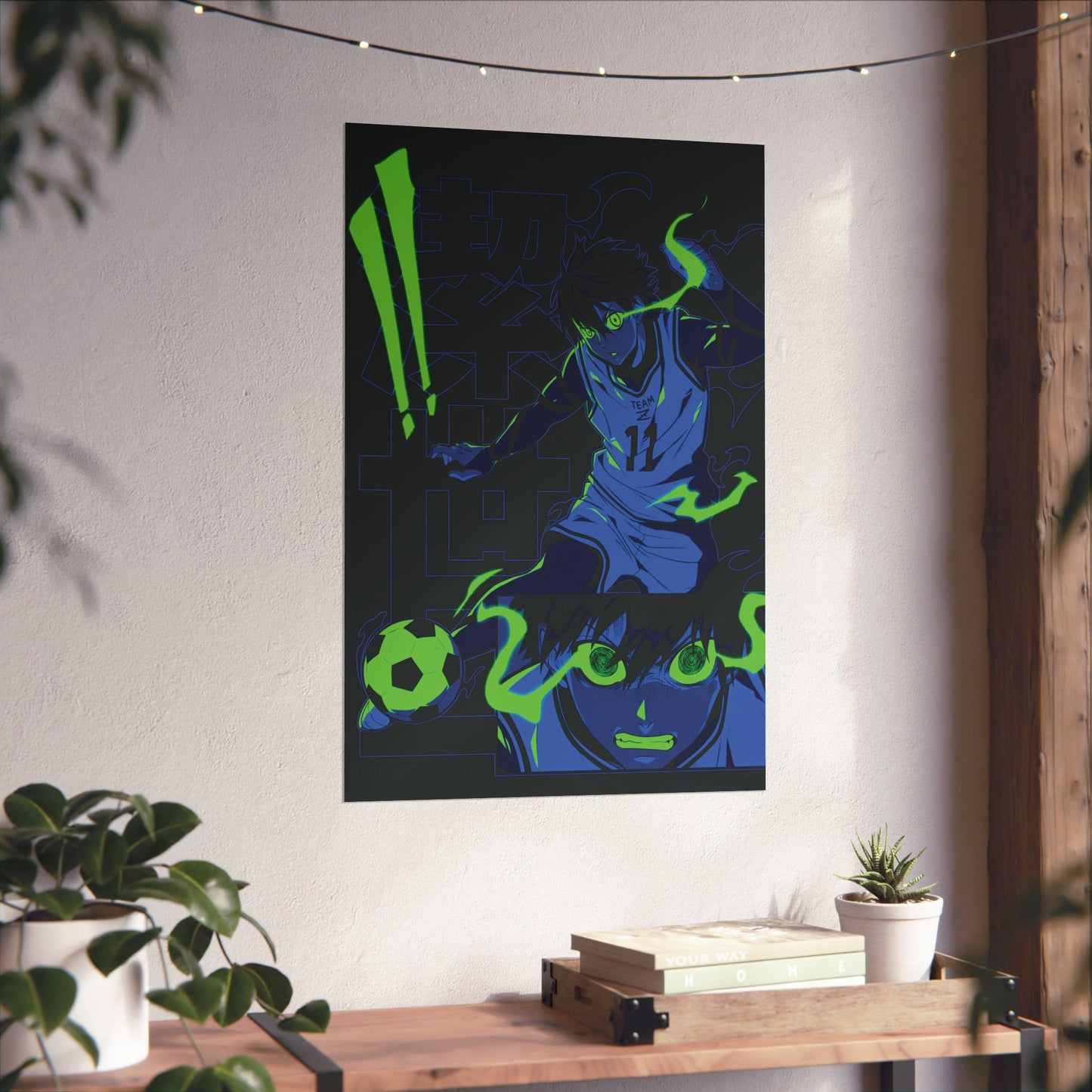 Yoichi Isagi Matte Vertical Poster | Blue Lock-Inspired Wall Art