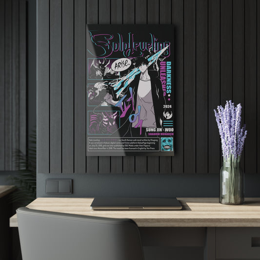 Solo Leveling Darkness Unleashed Acrylic Print