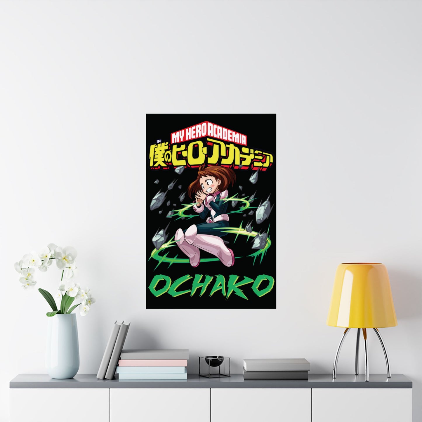 Ochako Uraraka Poster | Anime-Inspired Wall Art | Cute Hero Decor | Otaku Room Poster | Japanese Manga Aesthetic Print