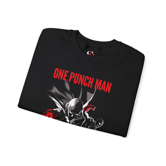 Saitama Serious Punch Unisex Heavy Blend Crewneck Sweatshirt