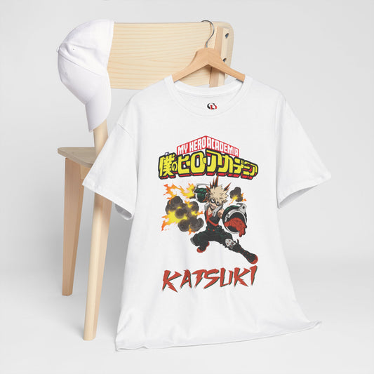 Katsuki Bakugo Unisex Heavy Cotton T-Shirt