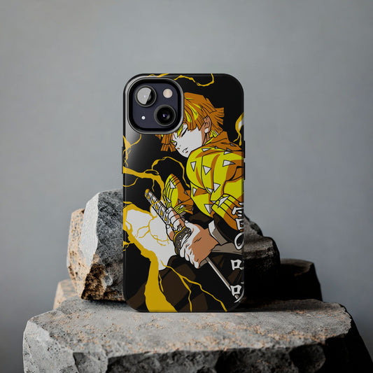 Sleeping Zenitsu Anime Phone Case | Anime-Inspired Protective Cover | Double Layer Otaku Case
