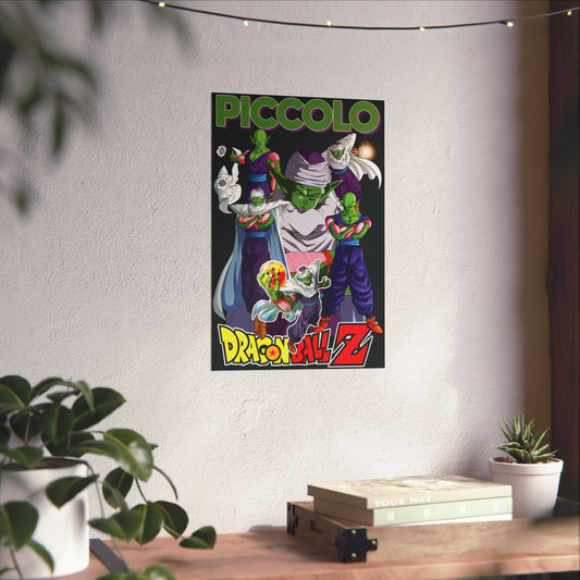 Piccolo “Namekian Pride” Matte Vertical Poster | Dragon Ball Z Anime Wall Art