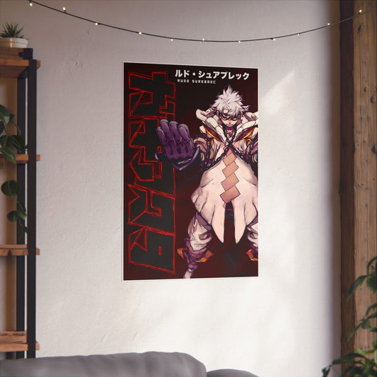 Rudo Surebrec Matte Vertical Poster | Anime-Inspired Wall Art Manga Decor