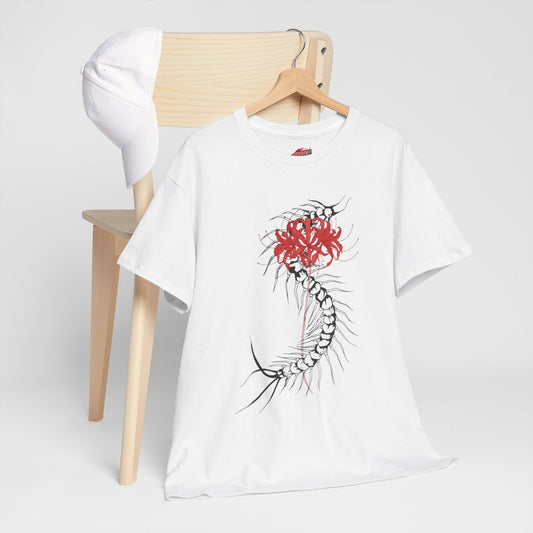 Kaneki Centipede Graphic Personalizable Unisex Heavy Cotton T-Shirt | Tokyo Ghoul Anime Streetwear Tee