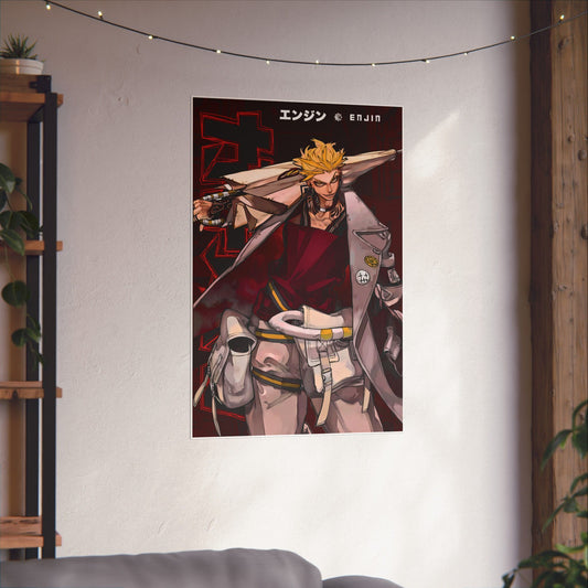 Enjin Matte Vertical Poster | Anime-Inspired Wall Art Manga Decor
